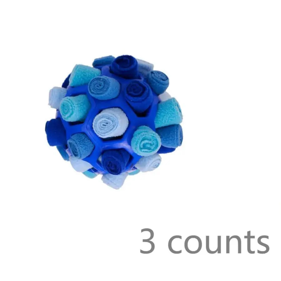 Gift for Pets, Small Dog Smelling Fried Ball, Pets Smelling Snack, Ball Puzzle, Native Hidden Toy, Pet Snuffle Ball, Velvet Dog Smelling Puzzle, Dog Companion Calming Toys